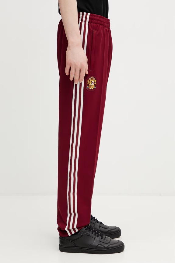 Îmbrăcăminte adidas Originals pantaloni de trening pentru bărbați JZ2255 burgundia