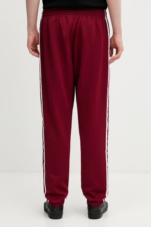 adidas Originals pantaloni de trening pentru bărbați burgundia JZ2255