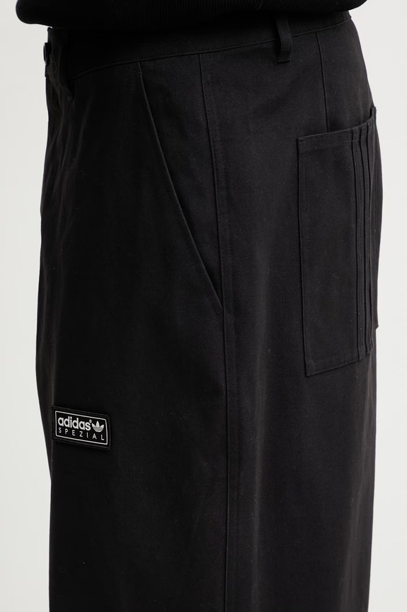 adidas Originals x SPZL pantaloni din bumbac pentru bărbați negru KR4616