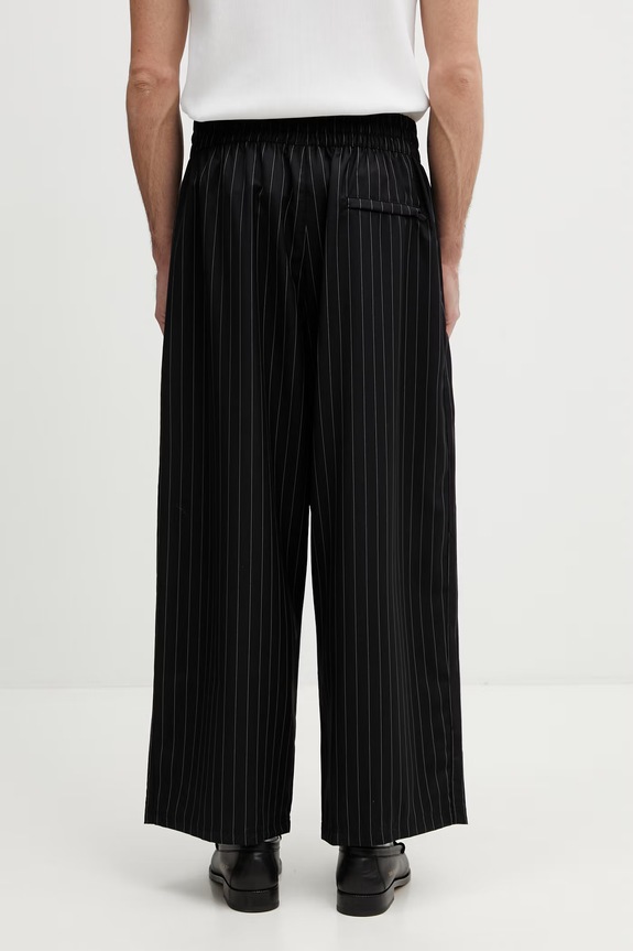 Îmbrăcăminte adidas Originals x Willy Chavarria pantaloni pentru bărbați cu amestec de lână merino KR8688 negru