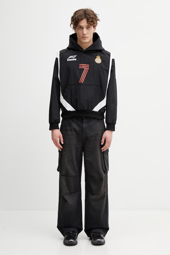 Our Legacy Mount Cargo pantaloni pentru bărbați din bumbac M2264MCJH negru