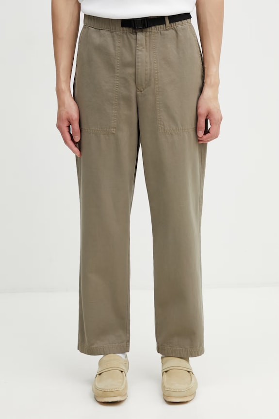 Barbour MTR0802OL72 pantaloni din bumbac pentru bărbați verde MTR0802OL72