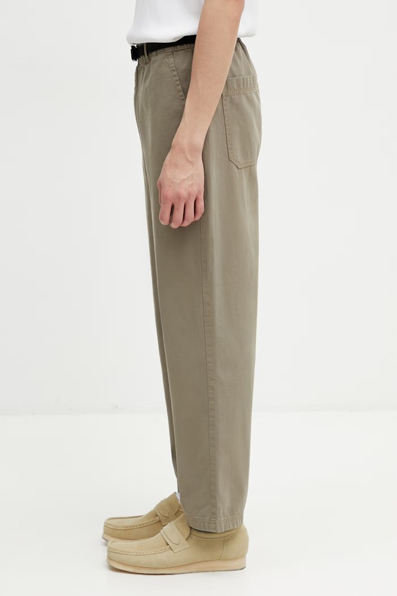 Barbour MTR0802OL72 pantaloni din bumbac pentru bărbați MTR0802OL72 verde SS26