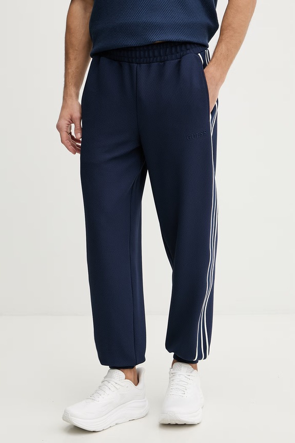 Guess pantaloni de trening bărbați bleumarin Z6GB11.K3202
