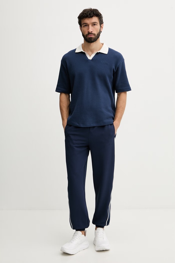 Guess pantaloni de trening bărbați Z6GB11.K3202 bleumarin SS26