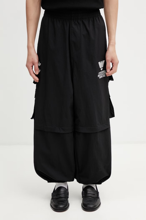 adidas Originals adidas x Willy Chavaria pantaloni de trening pentru bărbați negru KS6439.