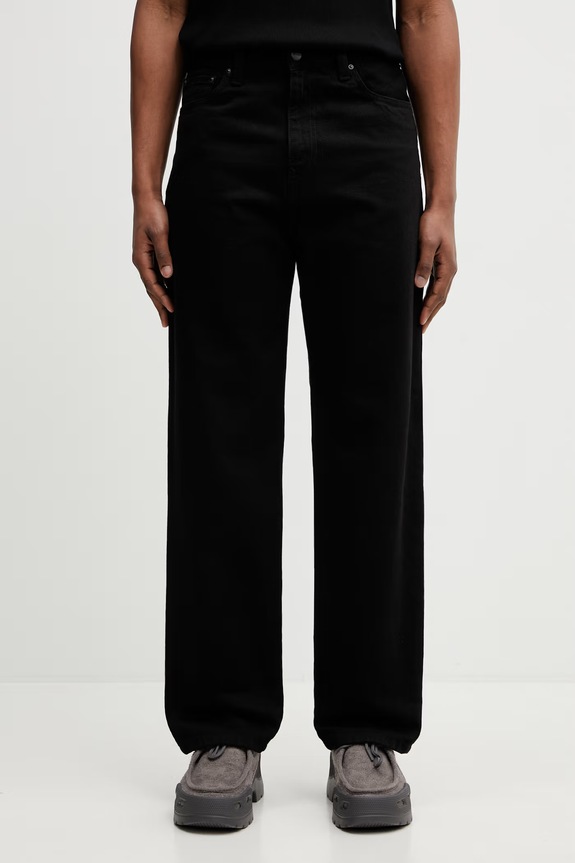 Carhartt WIP Aaron Pant jeansy straight męskie czarny I036728.8902