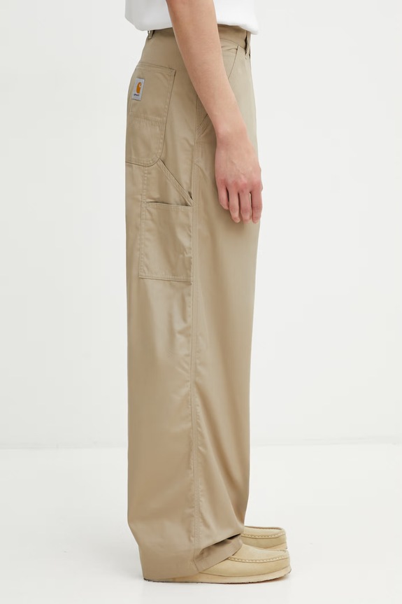 Carhartt WIP Postal Single Knee Pant pantaloni carpenter pentru bărbați verde I036139.3IRXX