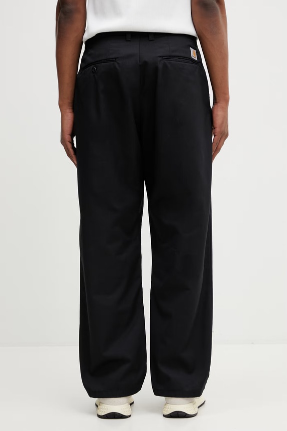 Îmbrăcăminte Carhartt WIP Evan Pant pantaloni pentru bărbați I036622.8902 negru