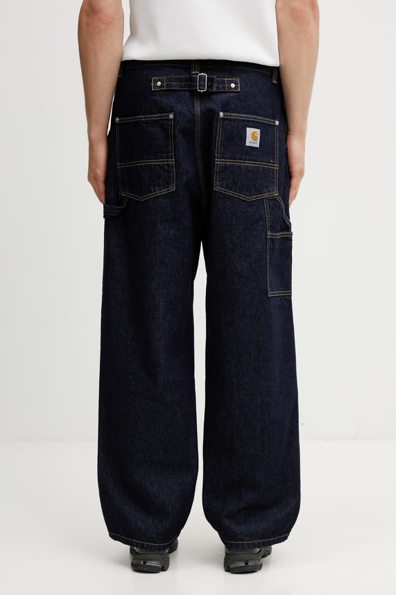 Одежда Carhartt WIP Belmont Pant джинсы loose для мужчин I036591.102 голубой