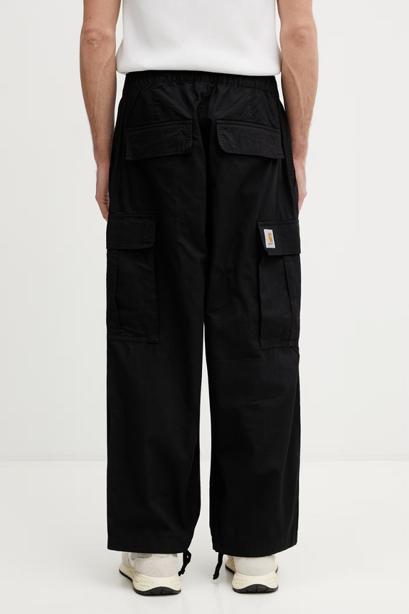 Odjeća Carhartt WIP Jet Cargo Pant hlače cargo od pamuka za muškarce I036678.8902 crna