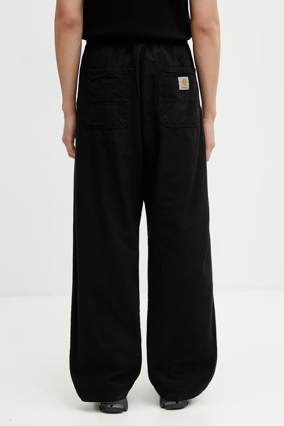 Îmbrăcăminte Carhartt WIP Walton Pant pantaloni din bumbac pentru bărbați I036492.89GD negru