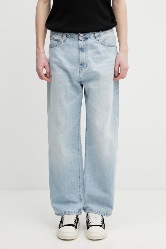 Carhartt WIP Landon Pant blugi relaxed fit pentru bărbați albastru I030468.01WU
