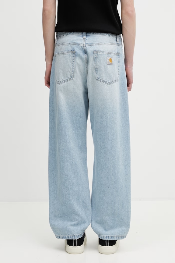 Îmbrăcăminte Carhartt WIP Landon Pant blugi relaxed fit pentru bărbați I030468.01WU albastru