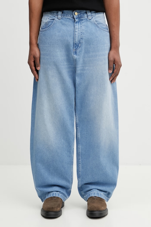 Carhartt WIP Brandon Pant jeansy relaxed fit męskie niebieski I036544.01ZO