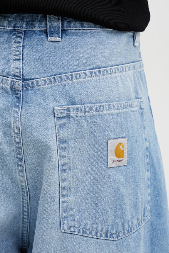 Carhartt WIP Brandon Pant jeansy relaxed fit męskie niebieski I036544.01ZO