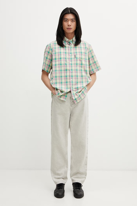 Carhartt WIP Newel Pant blugi regular pentru bărbați I036498.2ZX5F verde