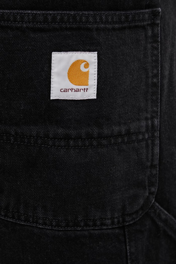 Carhartt WIP OG Double Knee Pant spodnie boyfriend bawełniane męskie czarny I036733.8906