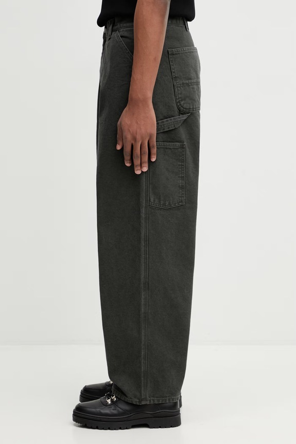 Carhartt WIP OG Single Knee Pant pantaloni bumbac pentru bărbați I035637.3IQ06 verde SS26