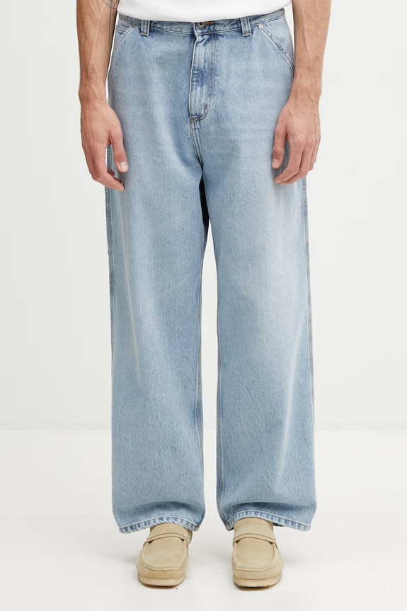 Carhartt WIP Belmont Pant jeans larghi da uomo blu I036591.01WU