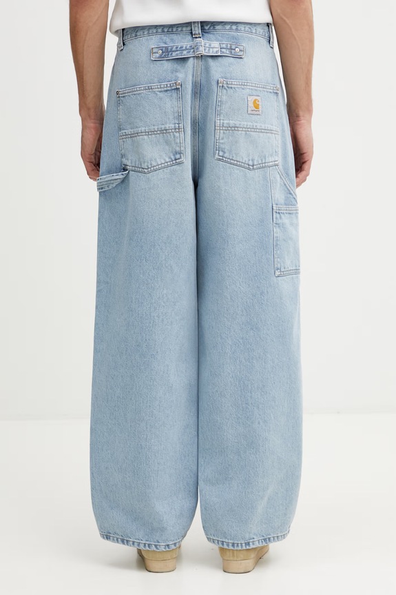 Abbigliamento Carhartt WIP Belmont Pant jeans larghi da uomo I036591.01WU blu