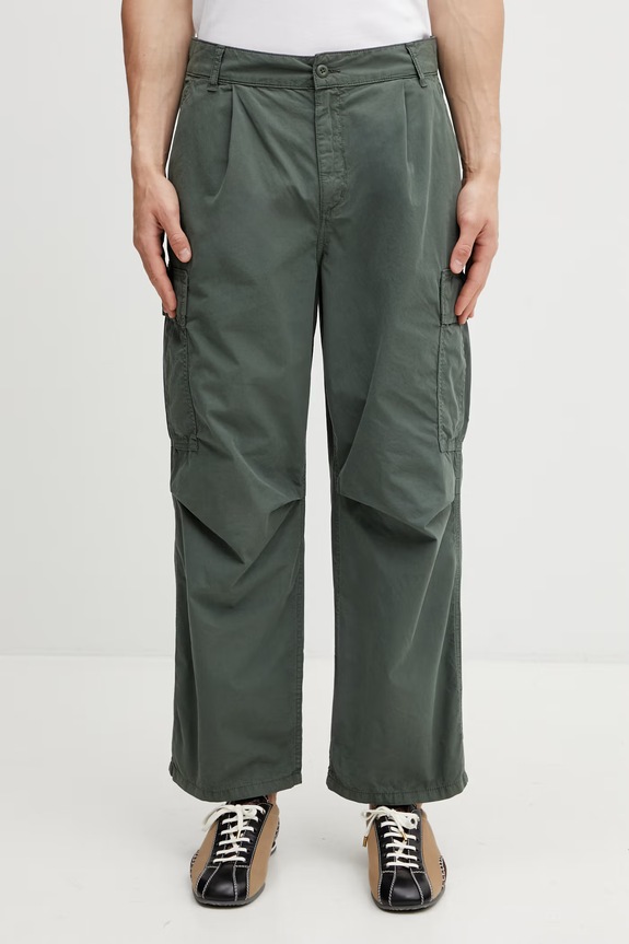 Carhartt WIP Cole Cargo Pant spodnie cargo bawełniane męskie zielony I035565.2ZXGD