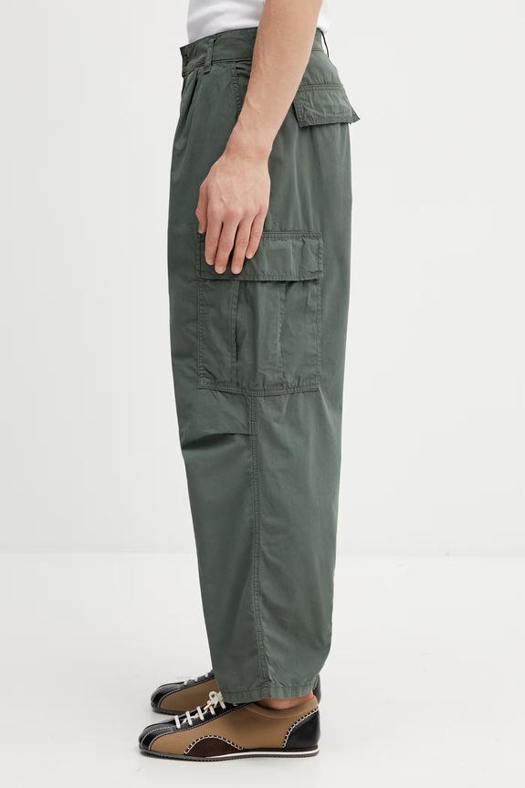 Carhartt WIP Cole Cargo Pant spodnie cargo bawełniane męskie I035565.2ZXGD zielony SS26