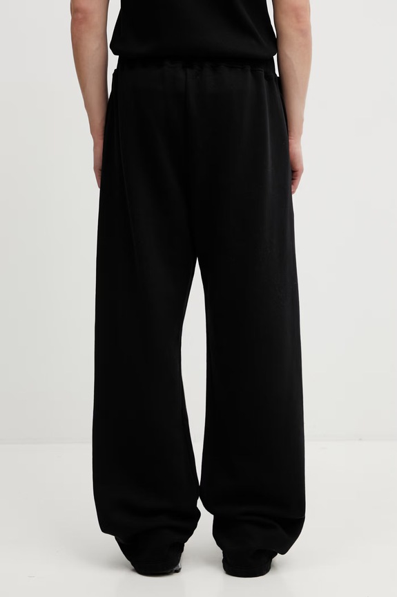 Îmbrăcăminte No Problemo Mini Problemo Straight pantaloni de trening din bumbac pentru bărbați NP3001005 negru