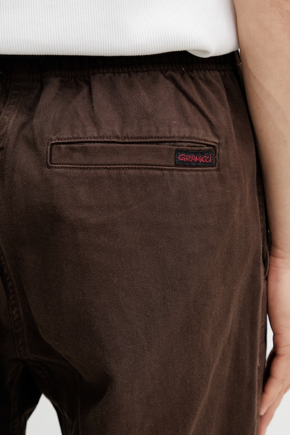 Gramicci Gramicci Pant pantaloni in cotone da uomo marrone G102.OGT.