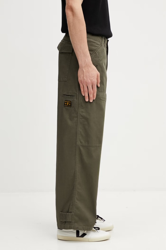 Human Made MENS WOVEN PANTS trousers cotton men's green HM31PT014