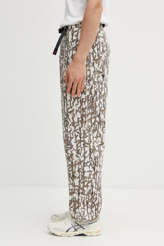 Gramicci TAOS CANVAS PANT wide leg hlače od pamuka za muškarce G6SM.P008. smeđa SS26