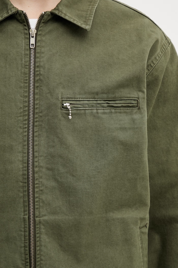 Gramicci TAOS CANVAS JACKET prijelazna jakna od pamuka za muškarce zelena G6SM.J009.