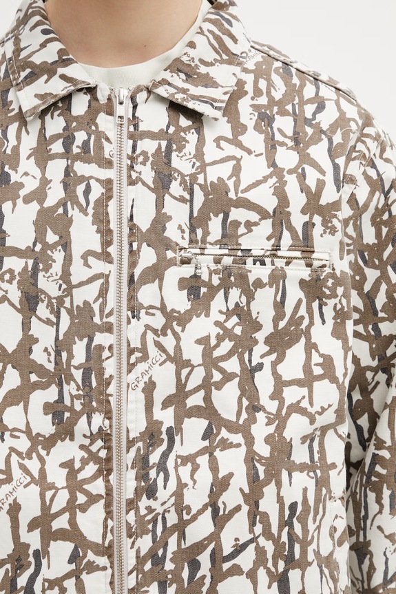Gramicci TAOS CANVAS JACKET prijelazna jakna od pamuka za muškarce smeđa G6SM.J009.
