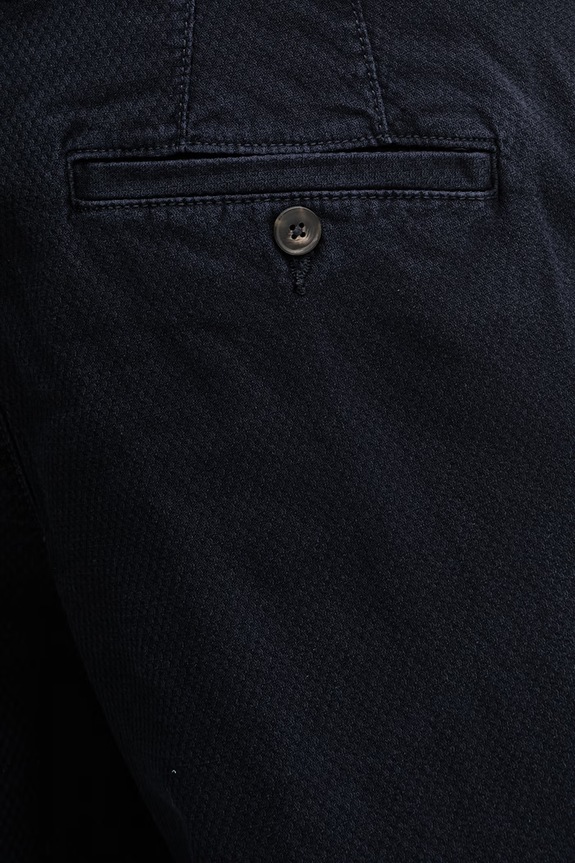 United Colors of Benetton nohavice chinos pánske bavlnené s elastanom tmavomodrá 42D6UF062