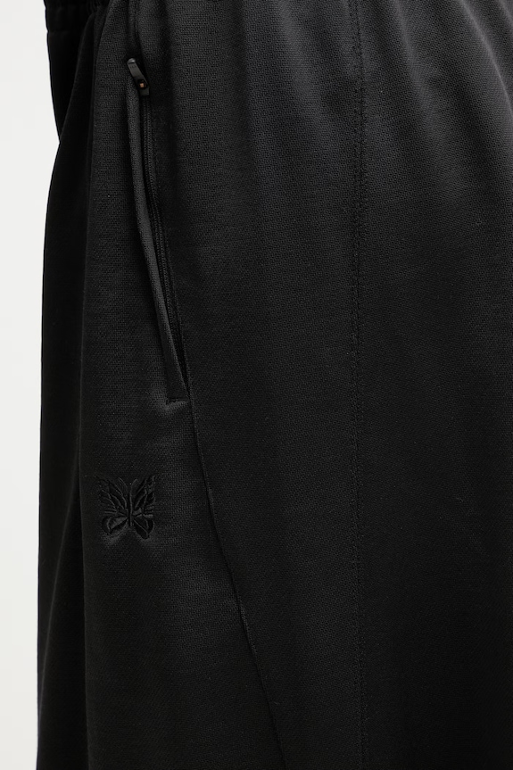 Needles pantaloni de trening cu bumbac pentru bărbați negru SX428