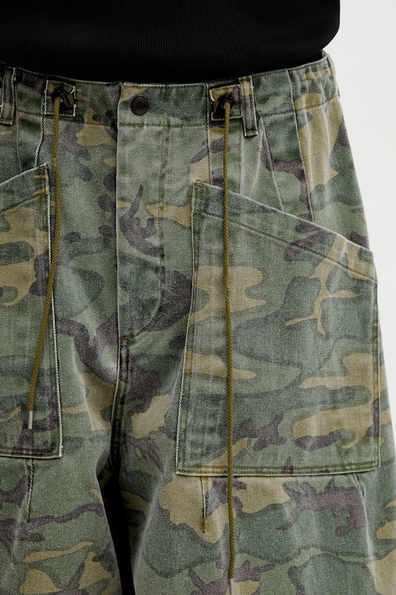 Needles jeansy relaxed fit męskie zielony SX144