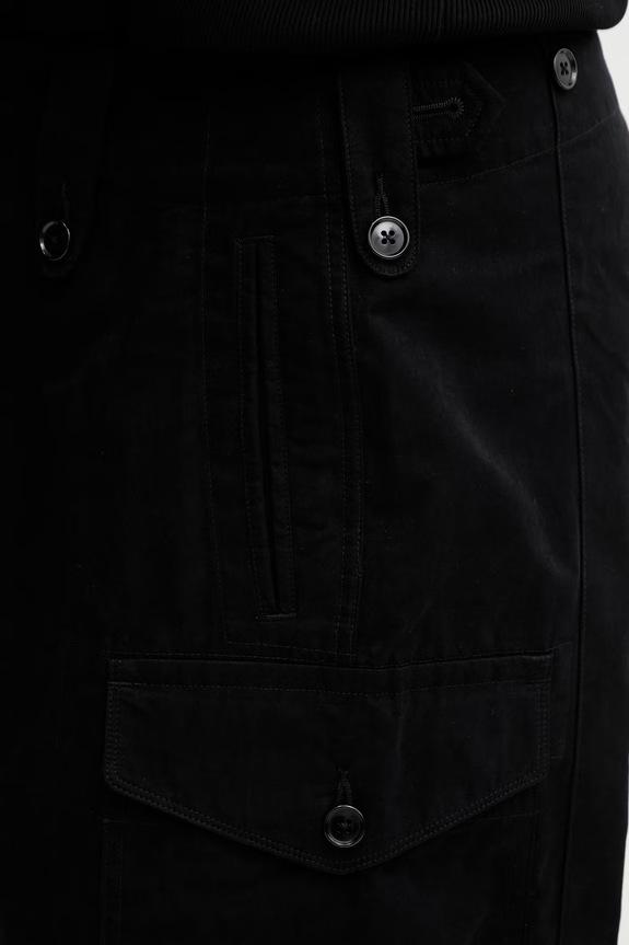 Needles cargo trousers Men's black SX141