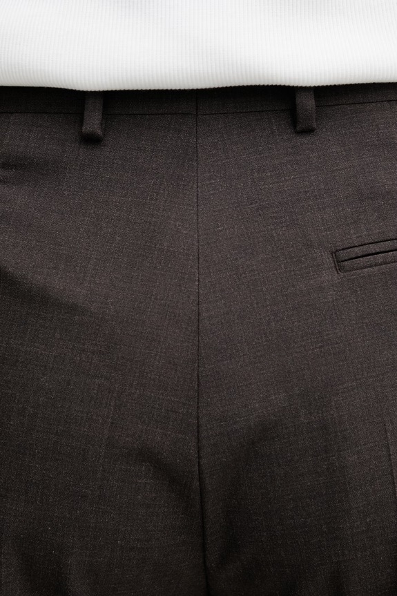 MM6 Maison Margiela pantaloni cu amestec de lână pentru bărbați maro SH2KA0062.M35733