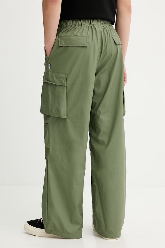 Rains spodnie dresowe 18310 Pocket Rain Pants Wide W3 18310.145 zielony
