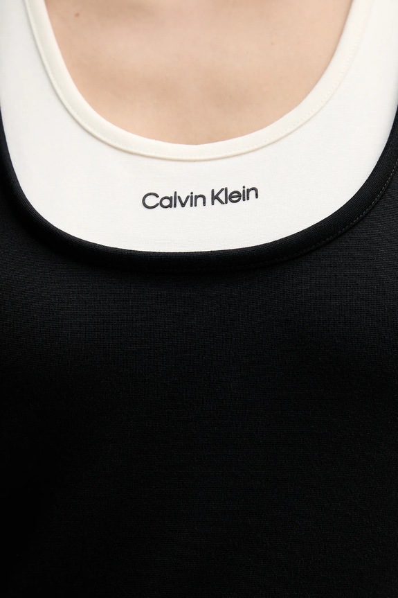 Šaty Calvin Klein Jeans LV047E220G čierna