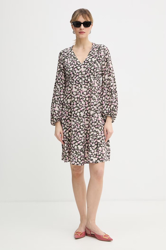Weekend Max Mara rochie de mătase QUIZ 2615221051600 negru SS26