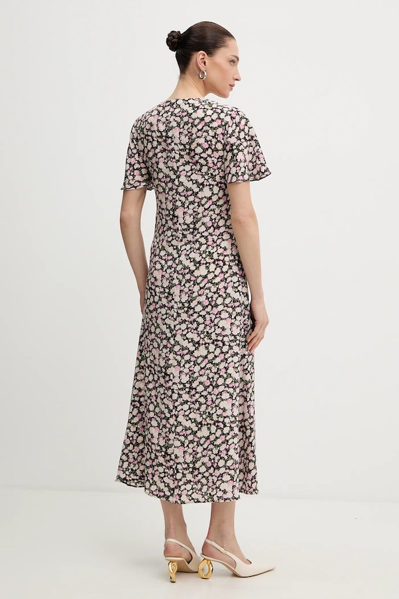 Odzież Weekend Max Mara sukienka jedwabna PAGINE 2615221081600 czarny