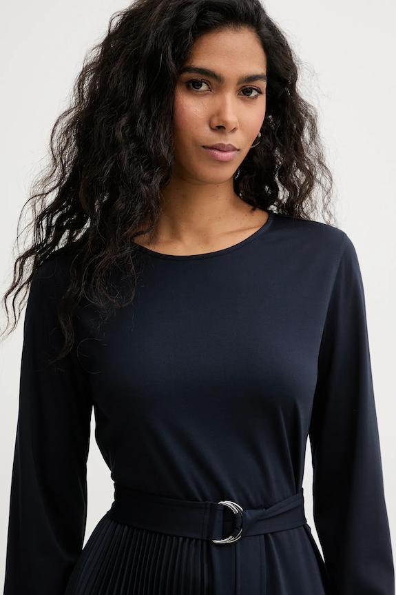 Weekend Max Mara sukienka TALAMO granatowy 2615621011600