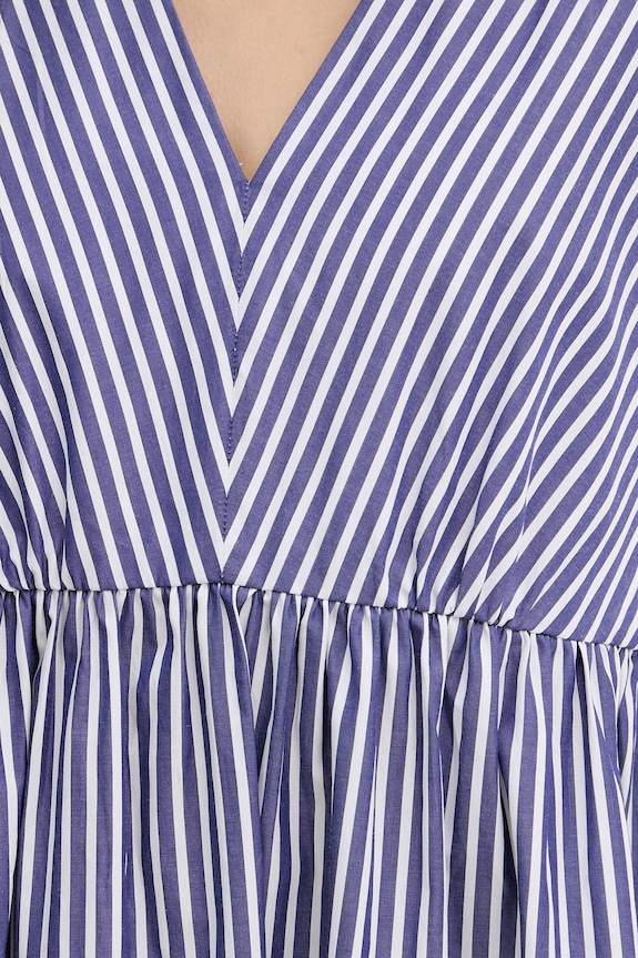 Weekend Max Mara letné šaty bavlnené MOLO 2615221092600 tmavomodrá