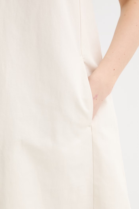 Weekend Max Mara vestito in cotone ALOA 2615221112600 beige