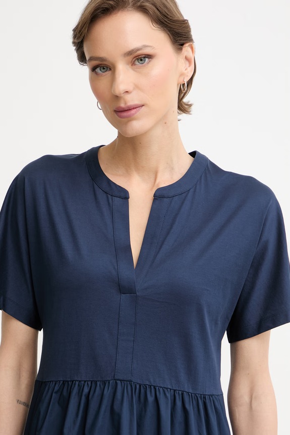 Weekend Max Mara vestito d'estate in cotone CAPSULA blu navy 2615621032600