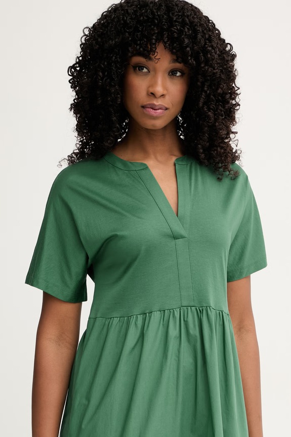 Weekend Max Mara καλοκαιρινό βαμβακερό CAPSULA πράσινο 2615621032600