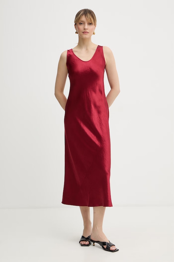 MM by Max Mara rochie TALETE maxi rosu 2616221017600