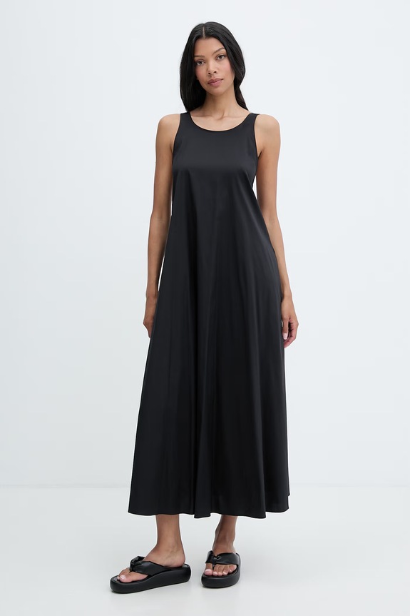 Max Mara Beachwear női tengerparti ruha SETA fekete 2616221039600