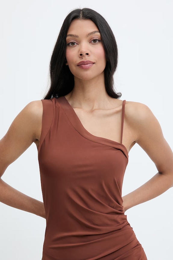 Max Mara Beachwear sukienka plażowa damska FIABE brązowy 2616621029600